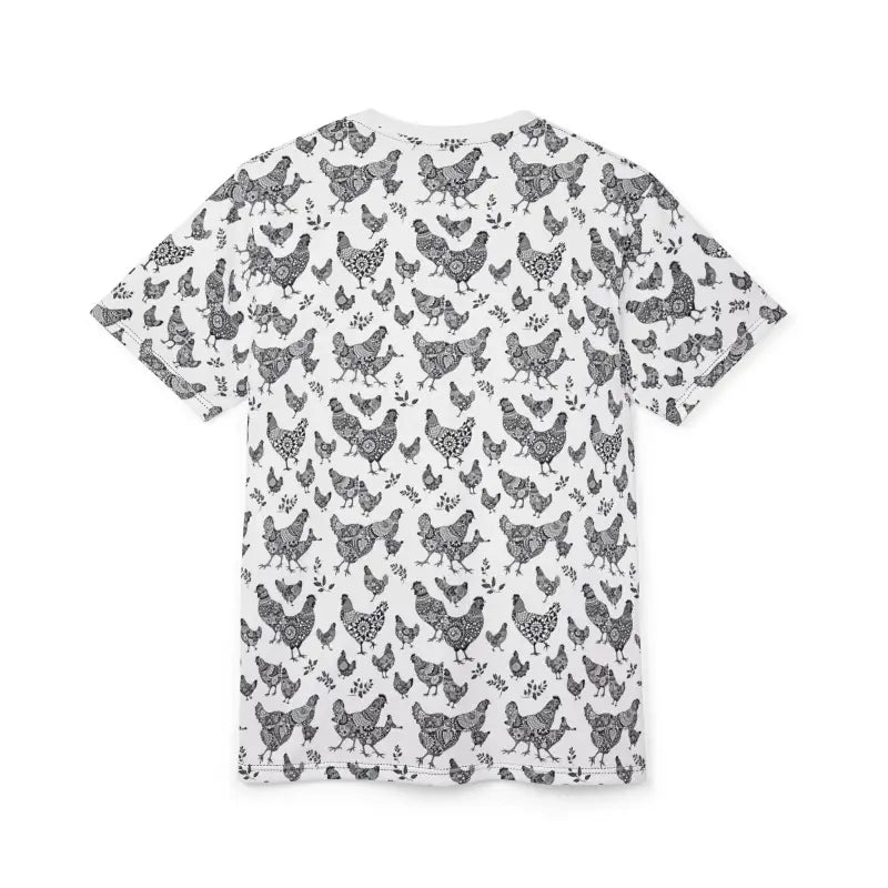 Ocean State Styles T Shirt Farmhouse Chicken Pattern