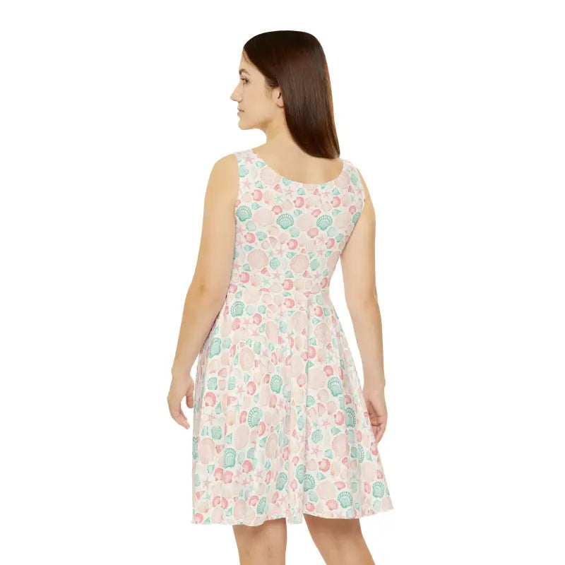 Ocean State Styles Dress Seashell Sleeveless Skater Women