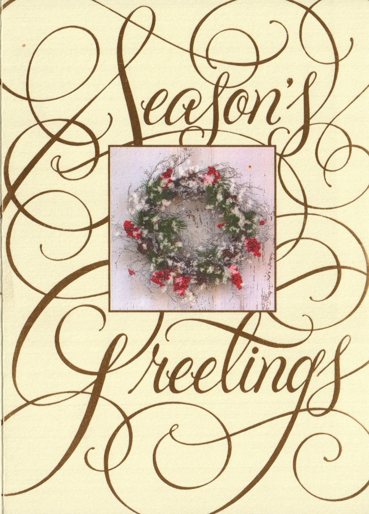 Seasons Greetings Christmas Card