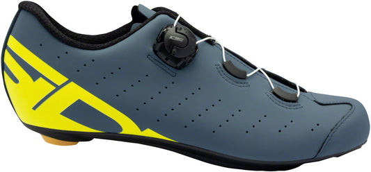SIDI Fast 2 Road Shoes - Men's Blue/Yellow 43.5
