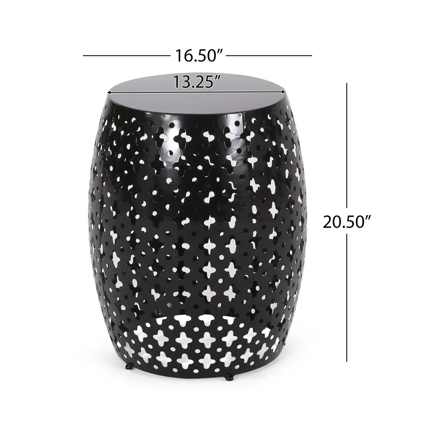 Modern Design Metal End Table Large