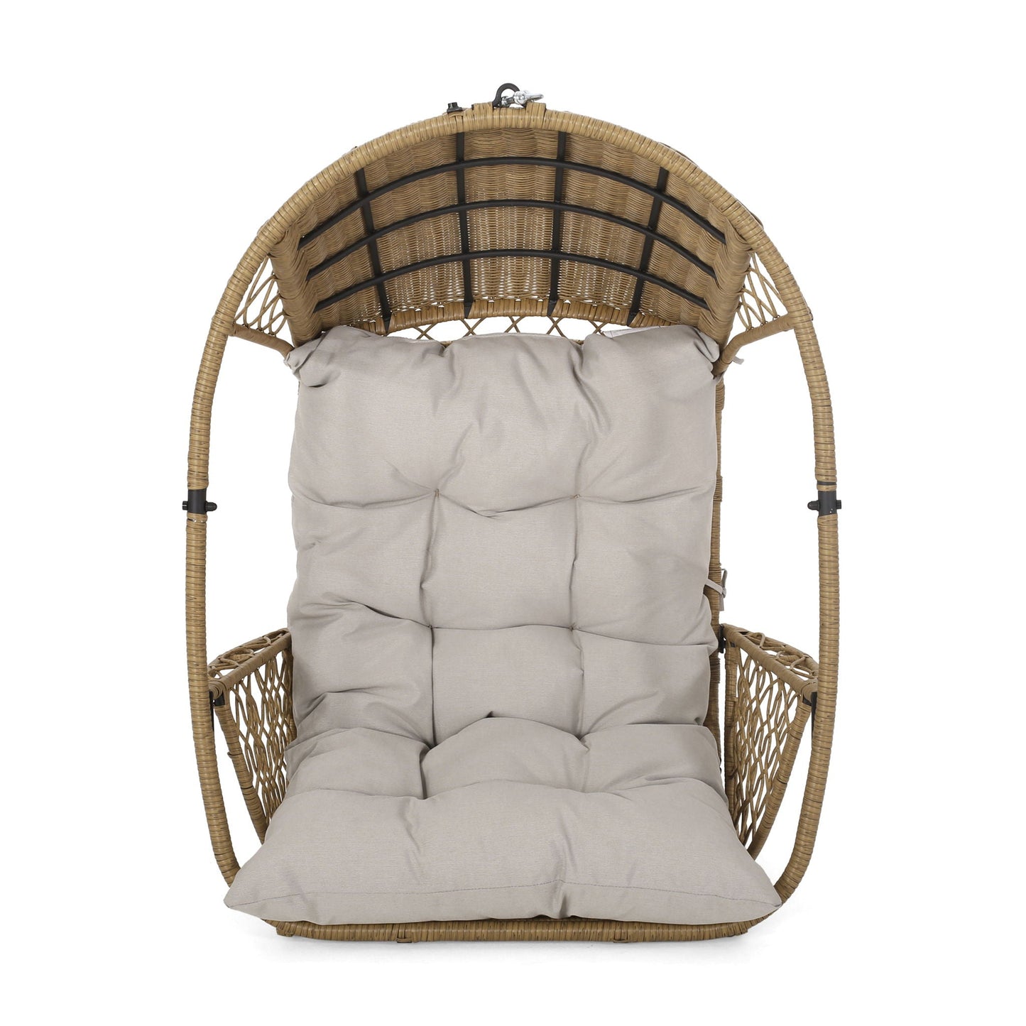 Malia Wicker Hanging Chair With Cushion