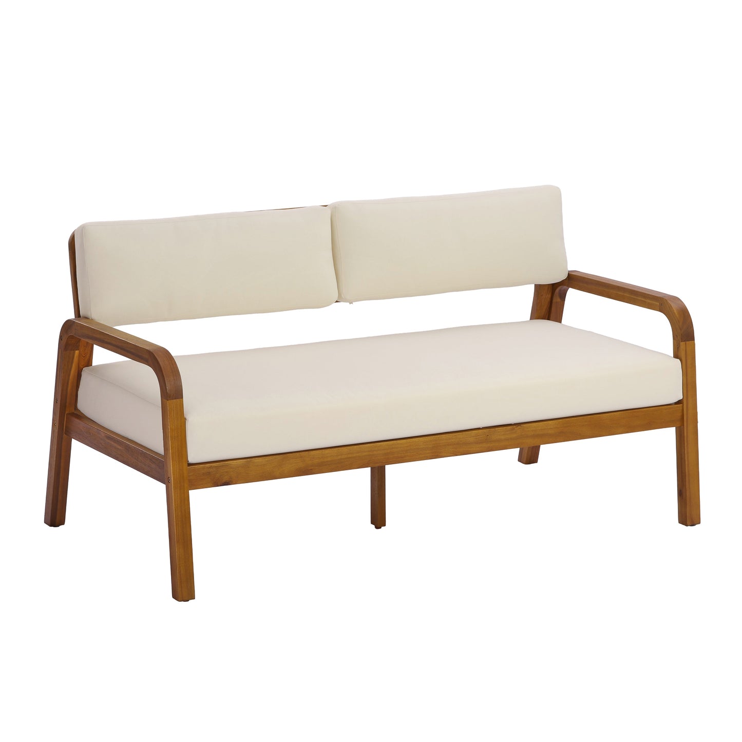 4-Pieces Outdoor Sofa Set with Cushions