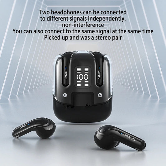 Wireless Bluetooth earphones 4 earphones 2 pairs couple sports and esports TWS5.5