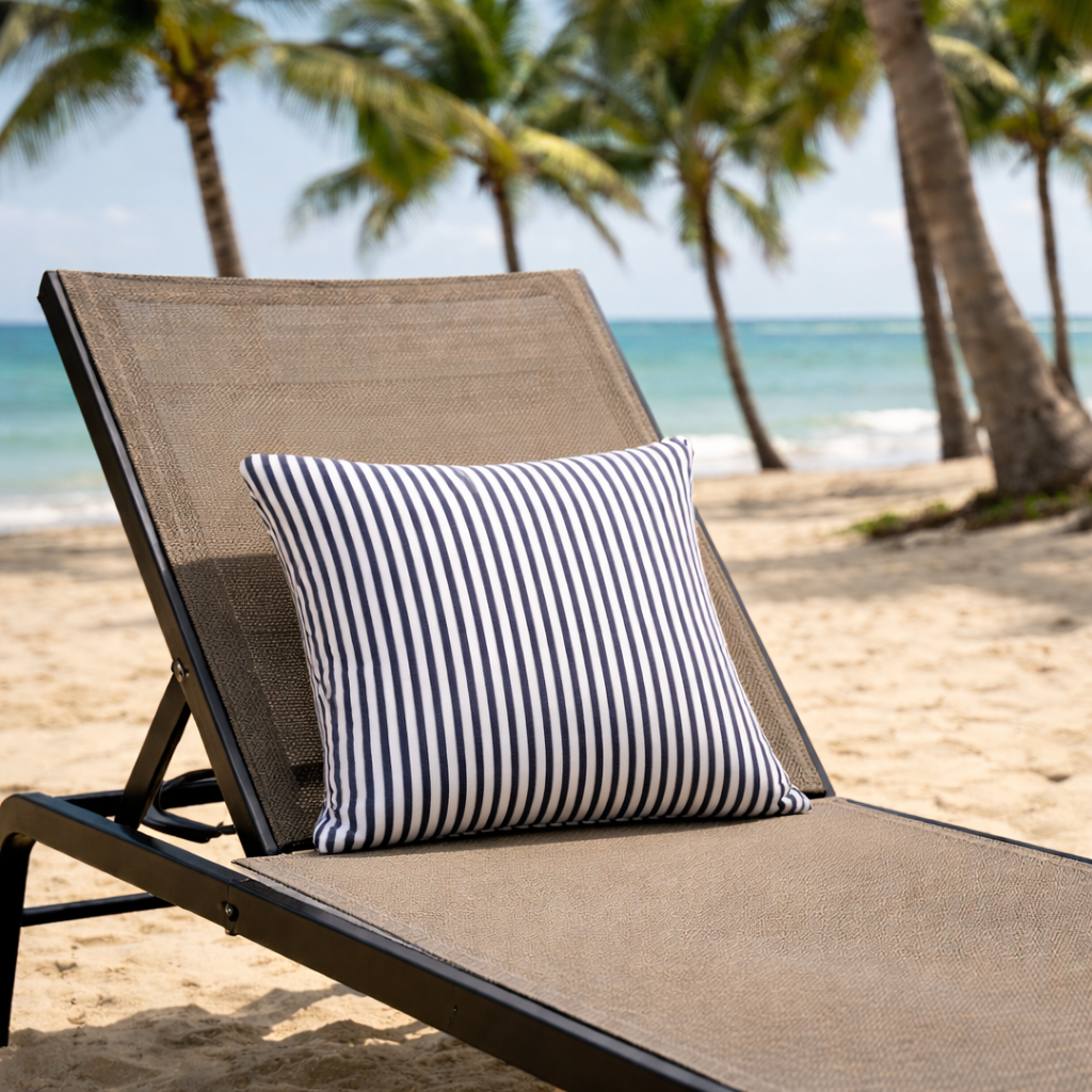 2 Pack Outdoor Throw Pillows, Waterproof & Fade-Resistant Patio Cushions