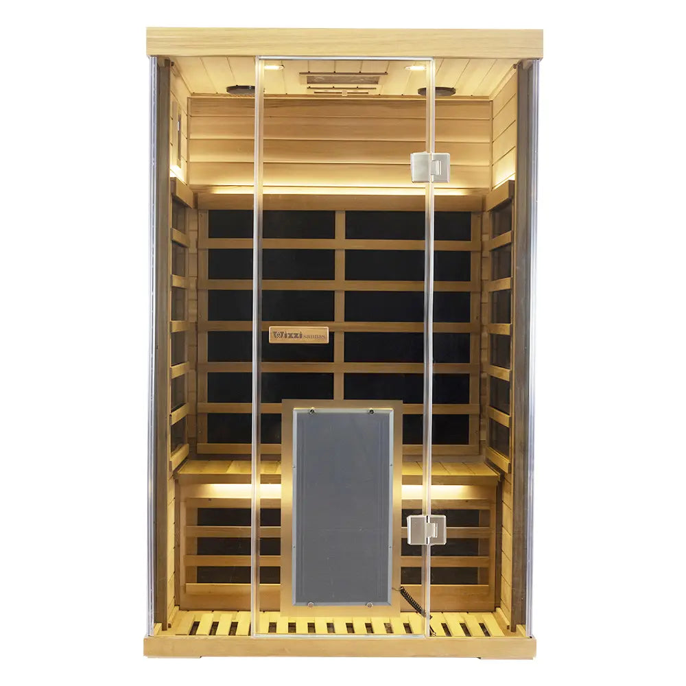 Wizzisauna SR02 2 Person Red Cedar Far Infrared Sauna **Pre-Order**