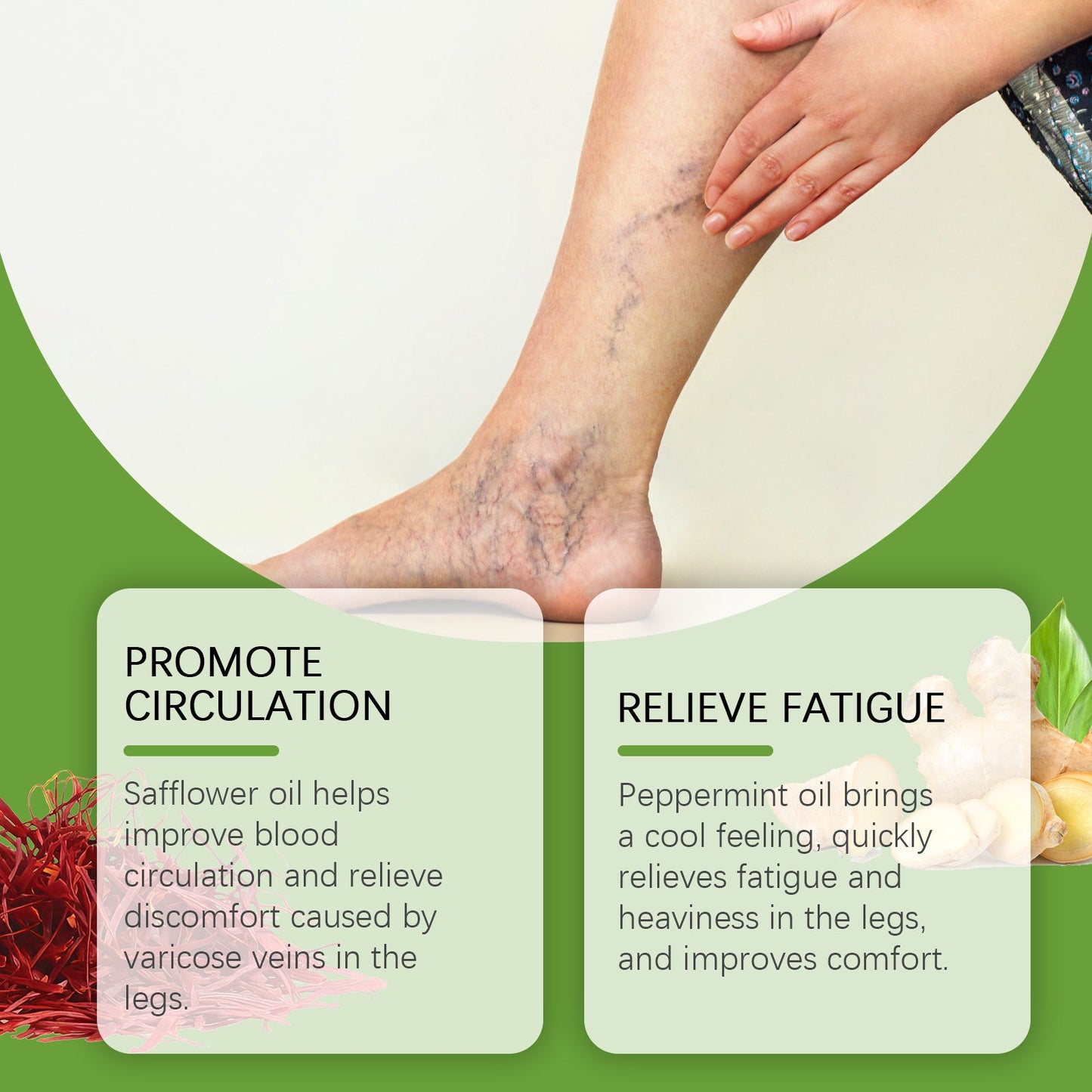 Leg Massage Oil Leg Essential Oil Helps Relieve Leg Tightness And Body Treatment Oil Gently