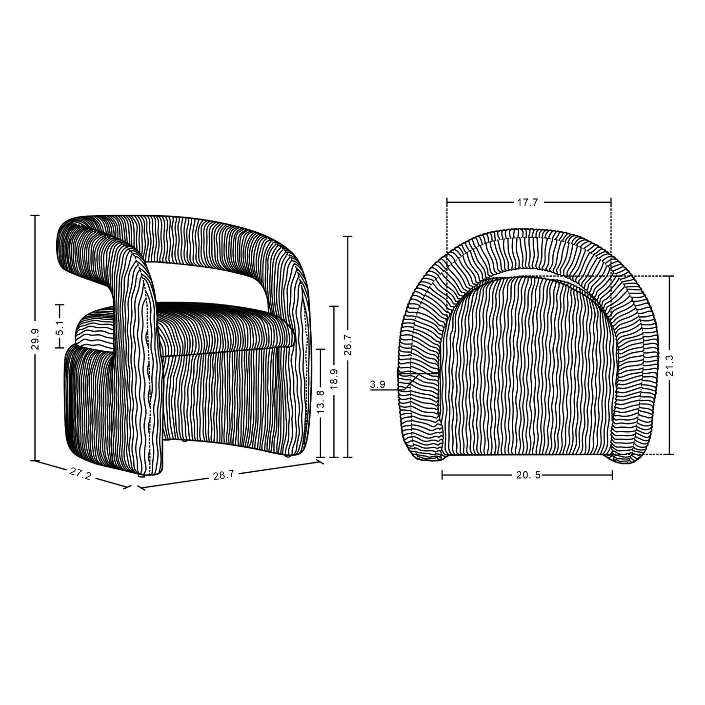 Corvette - Lounge Chair