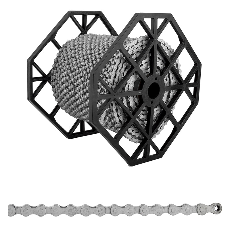KMC S1 RB Chain - Single Speed 1/2" x 1/8" Silver Bulk 250 Foot Roll