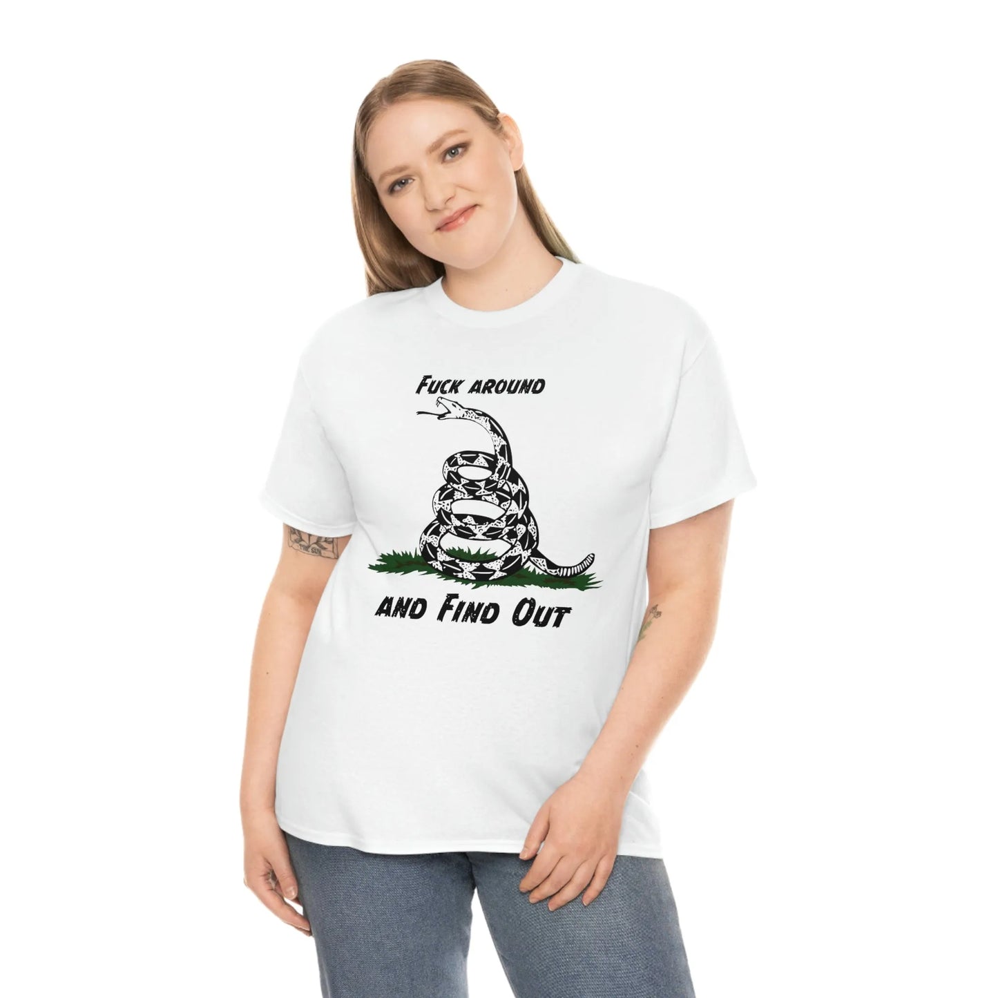 Walton & Johnson: FAFO Gadsden T-Shirt - 4LibertyShop.com