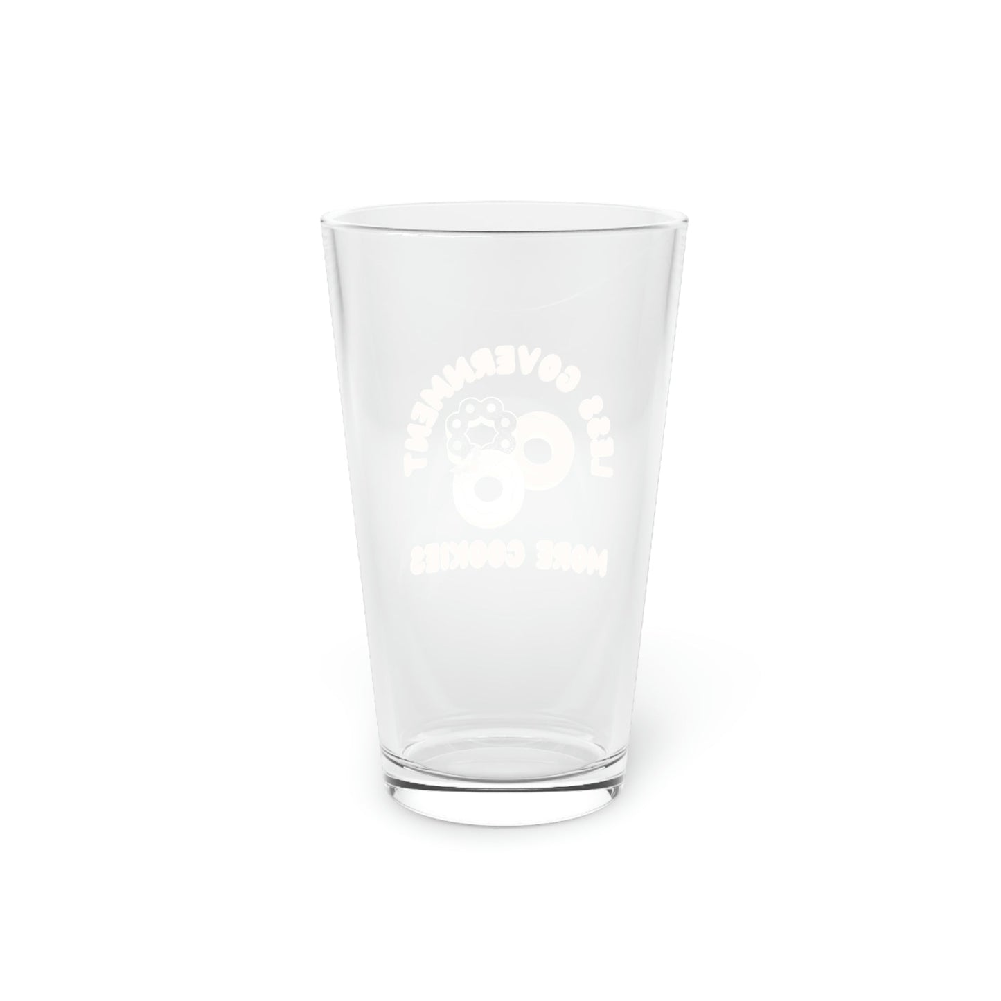 "Less Government" Pint Glass for Santa - 4LibertyShop.com