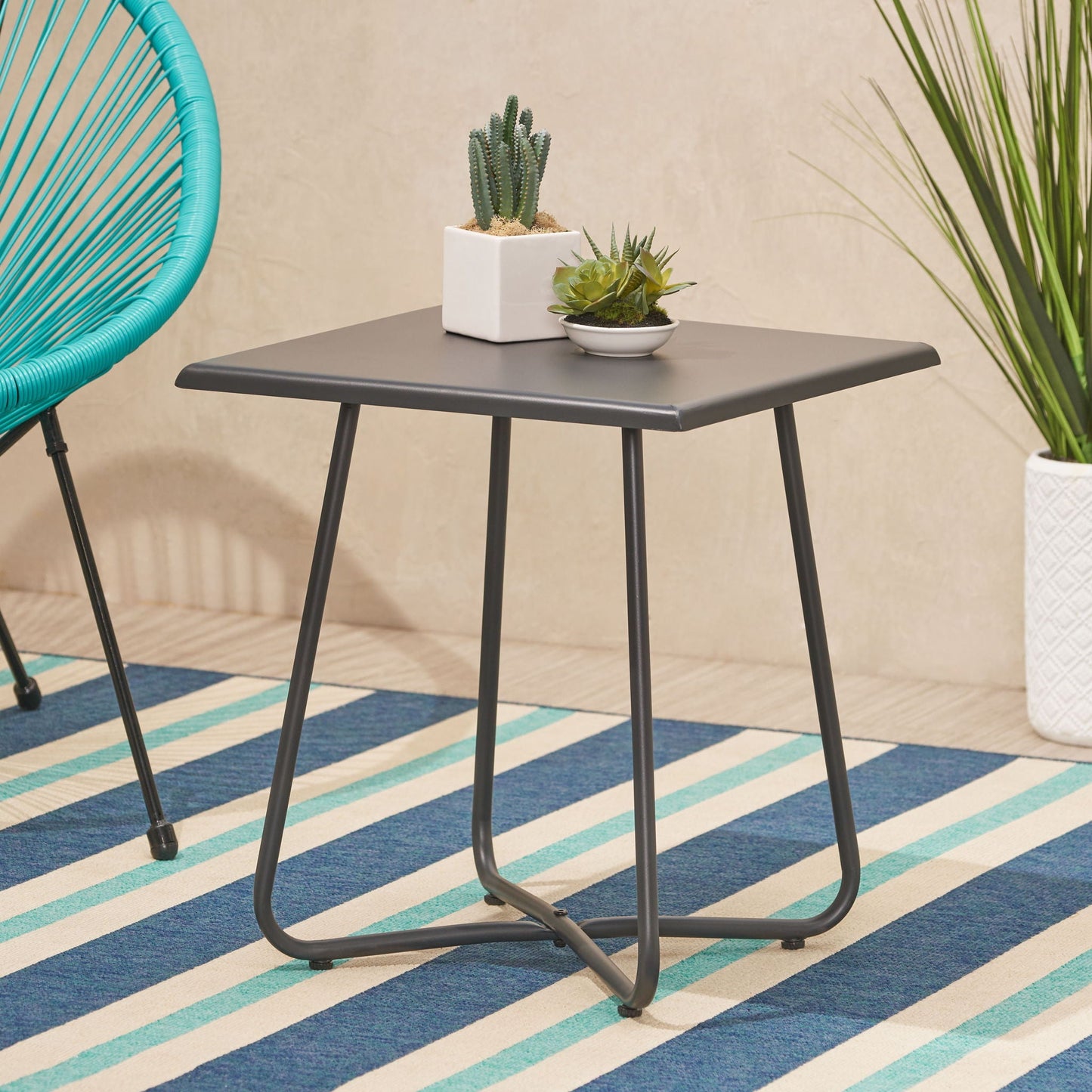Alder Side Table - Gray