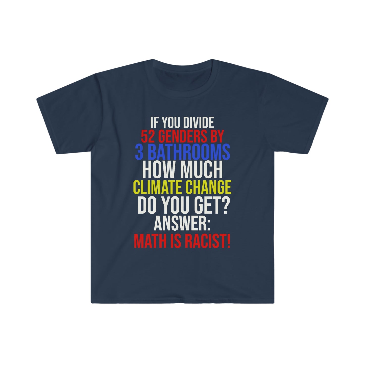 Math is Racist T-Shirt