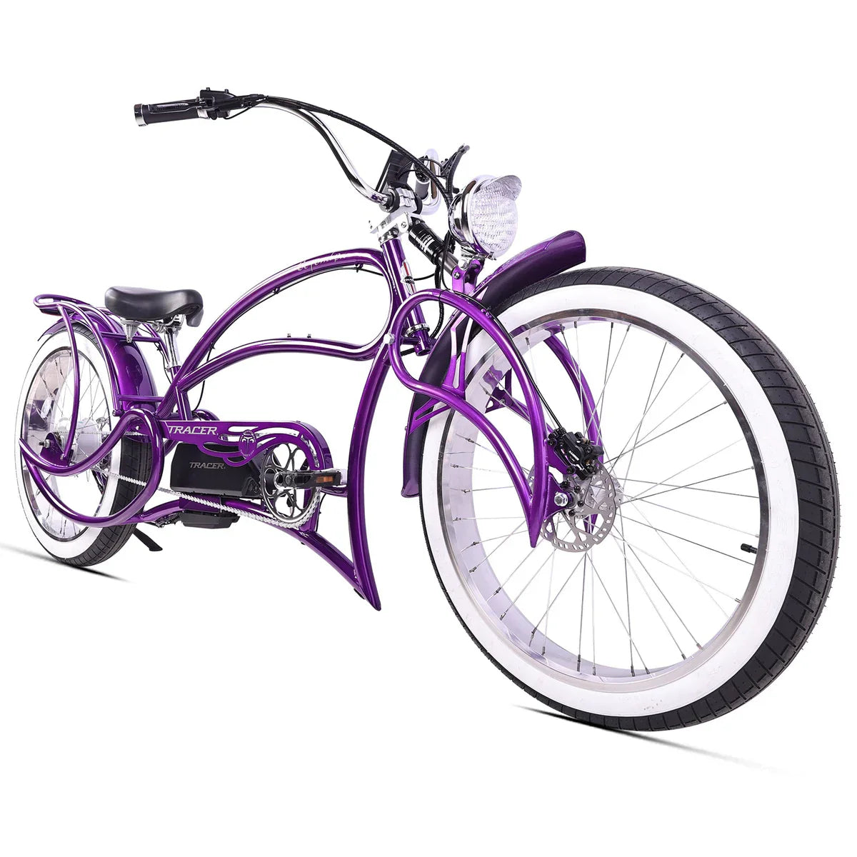 Tracer Beyond Pro 1000W 26" Classic Stretch Chopper EBike