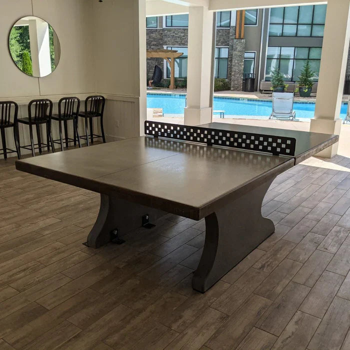 Stone Age Cantilever Outdoor Concrete Ping Pong Table