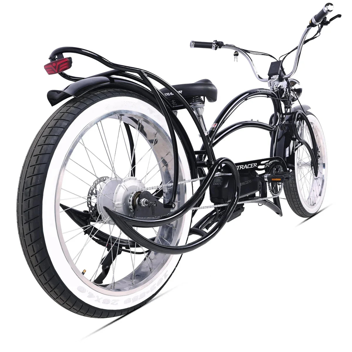 Tracer Beyond Pro 1000W 26" Classic Stretch Chopper EBike