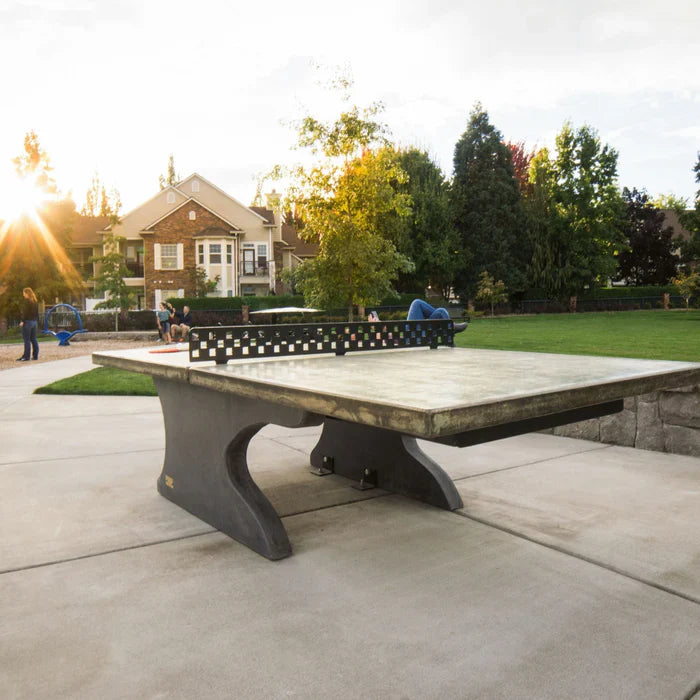 Stone Age Cantilever Outdoor Concrete Ping Pong Table