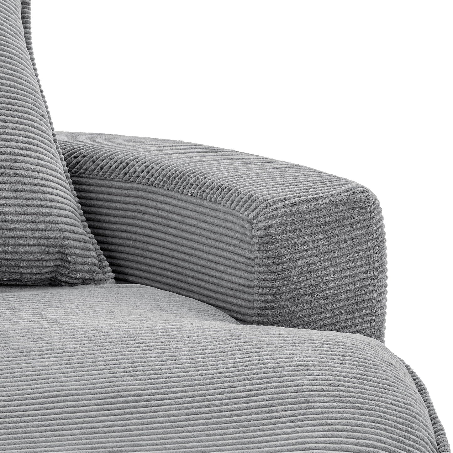 360° Swivel Accent Barrel Chair With Dual Layer Cushion And 3 Removable Pillows