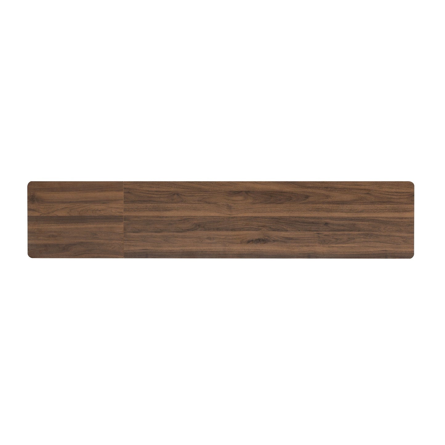 TV Stand For TVs Up To 85" With Soft-Close Doors, Open Shelf, Cable Management - Walnut