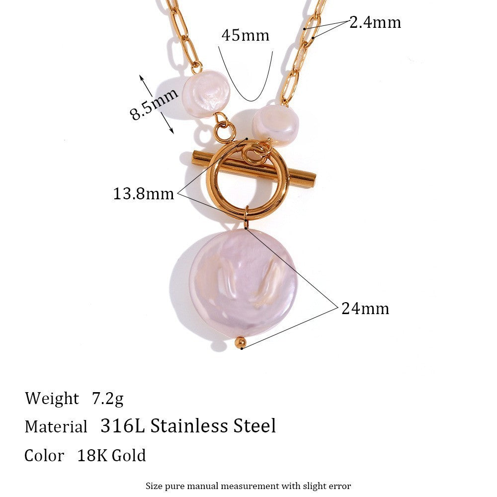 Fashionable And Stylish Retro Titanium Stainless Steel Necklace