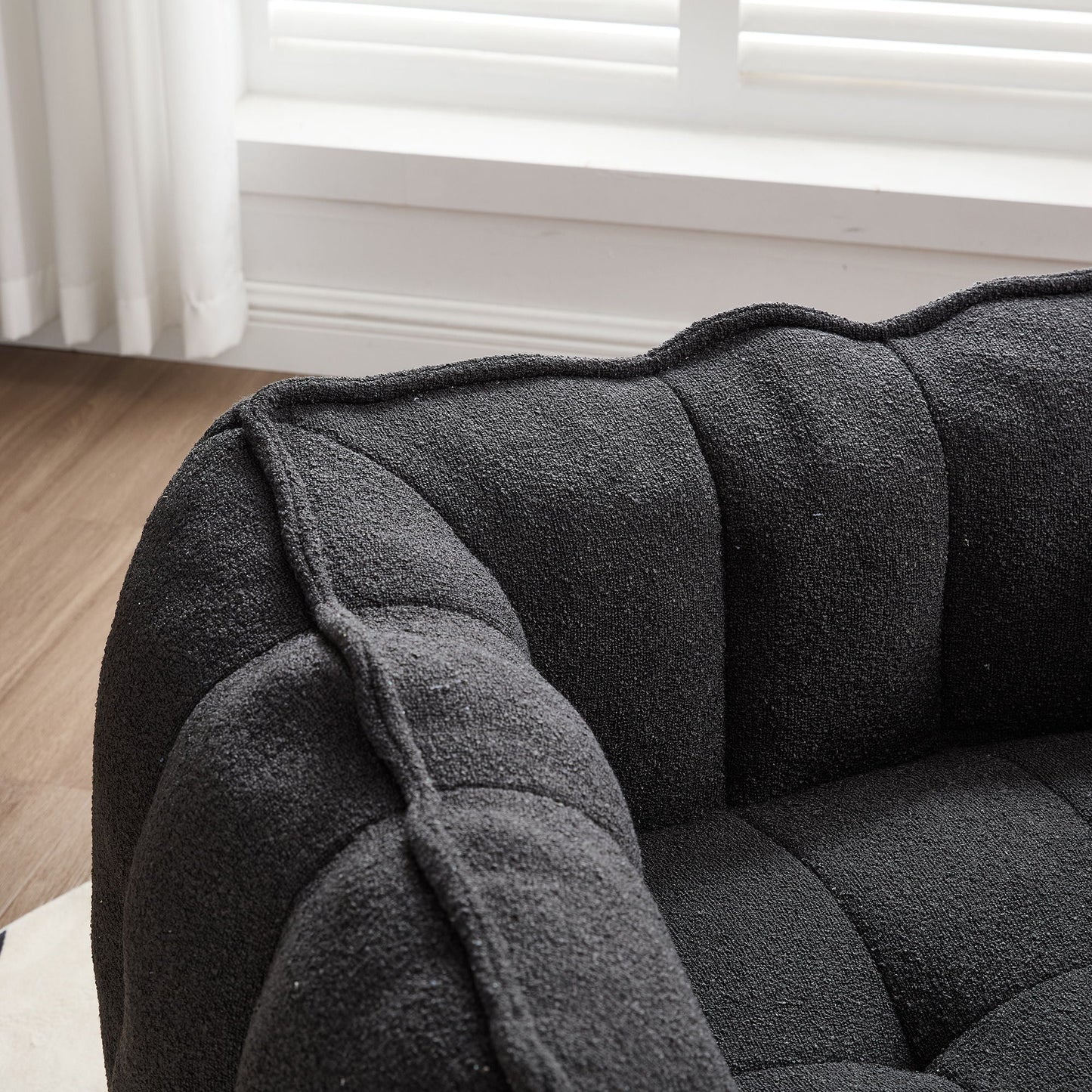 Soft Bean Bag Chair With High Resilient Foam
