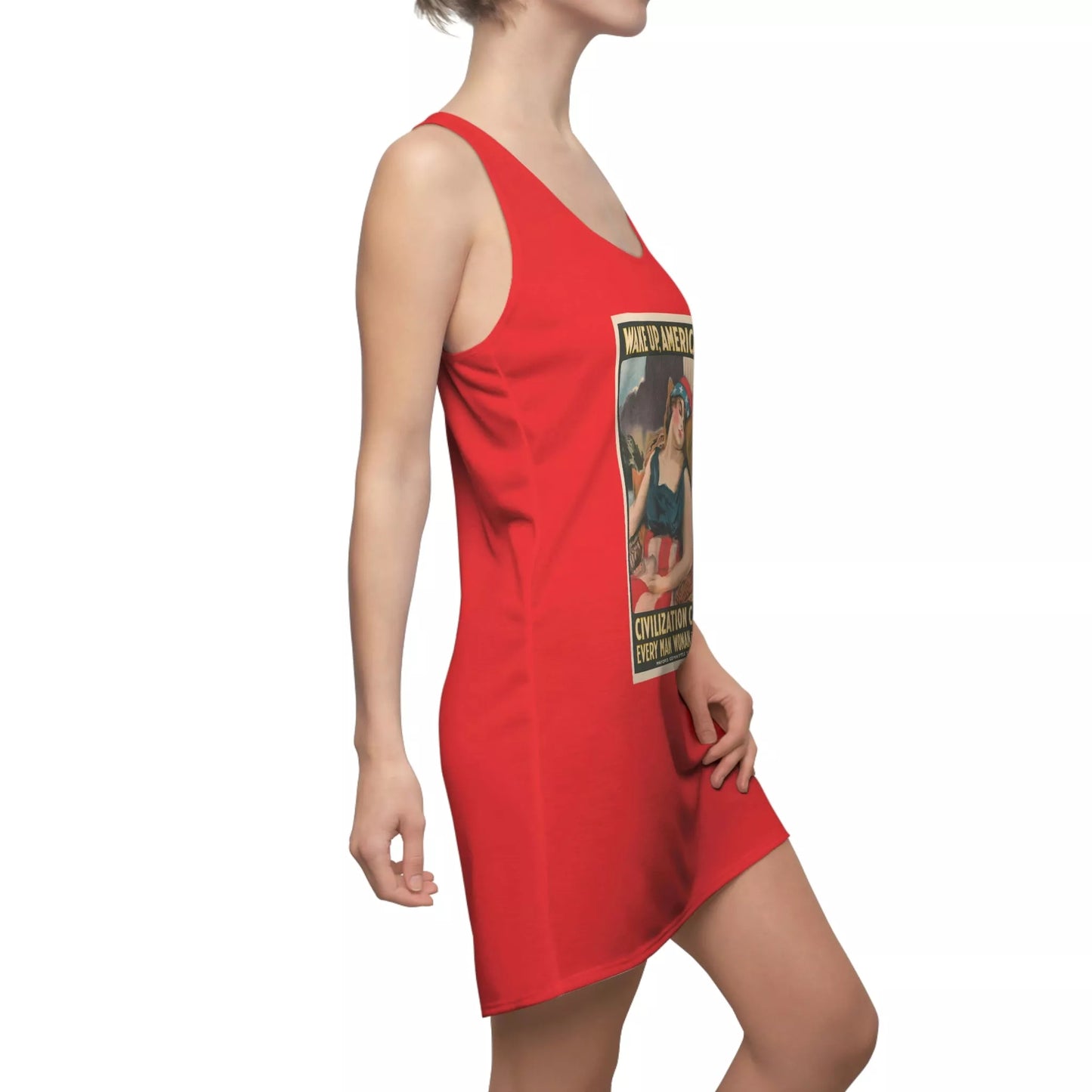 Wake Up America! Racerback Tank Nightshirt