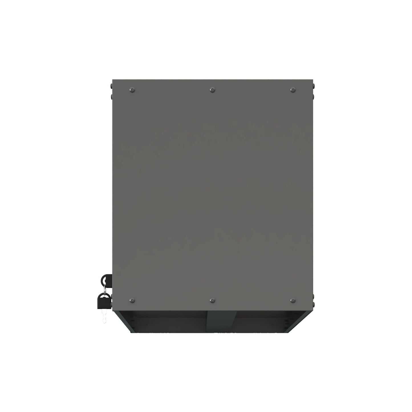 Heavy Duty, Metal Wall Mounted Tool Storage Cabinet Steel Metal Garage Storage Cabinet - Black / Gray