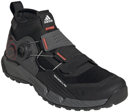 Five Ten Trailcross Pro Mountain Clipless Shoes - Women's Gray/Black/Red 8.5