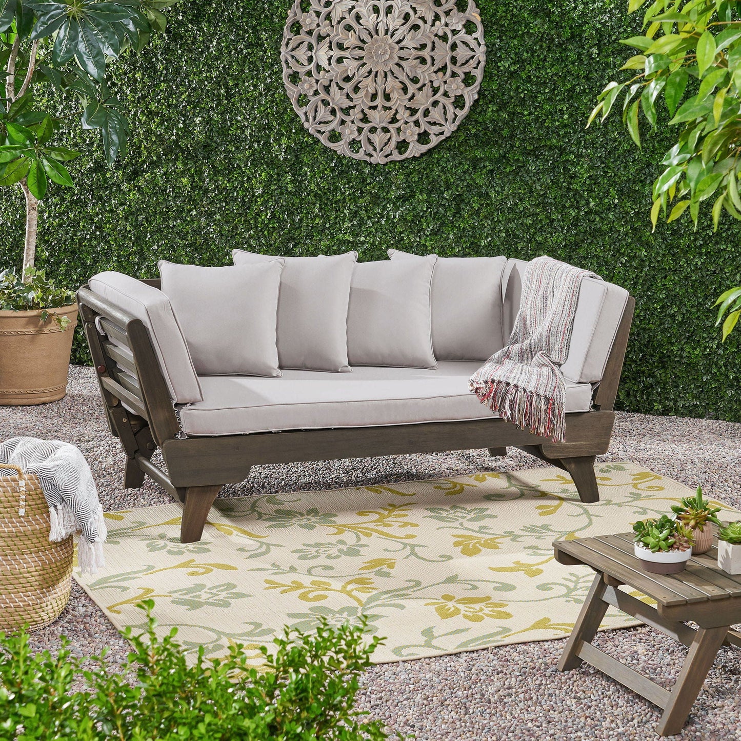 Ottavio Convertible Sofa Daybed With Water Resistant Cushions