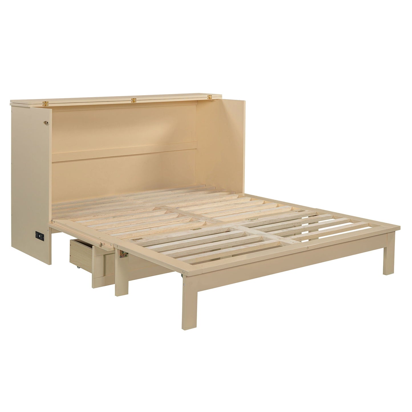 Murphy Bed With Large Drawers