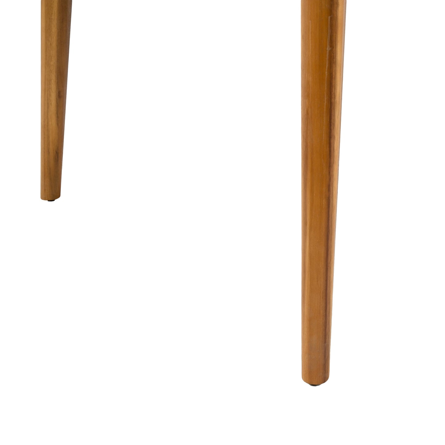 5-Piece Acacia Wood Outdoor Dining Set, Patio Table & Chairs with Removable Cushions