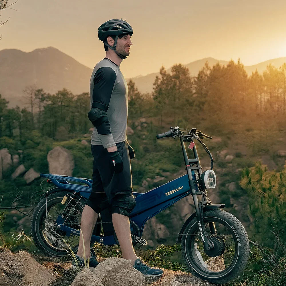Tesway X7 AWD Step-Over Electric Bike 3600 Dual Motor 200NM Torque