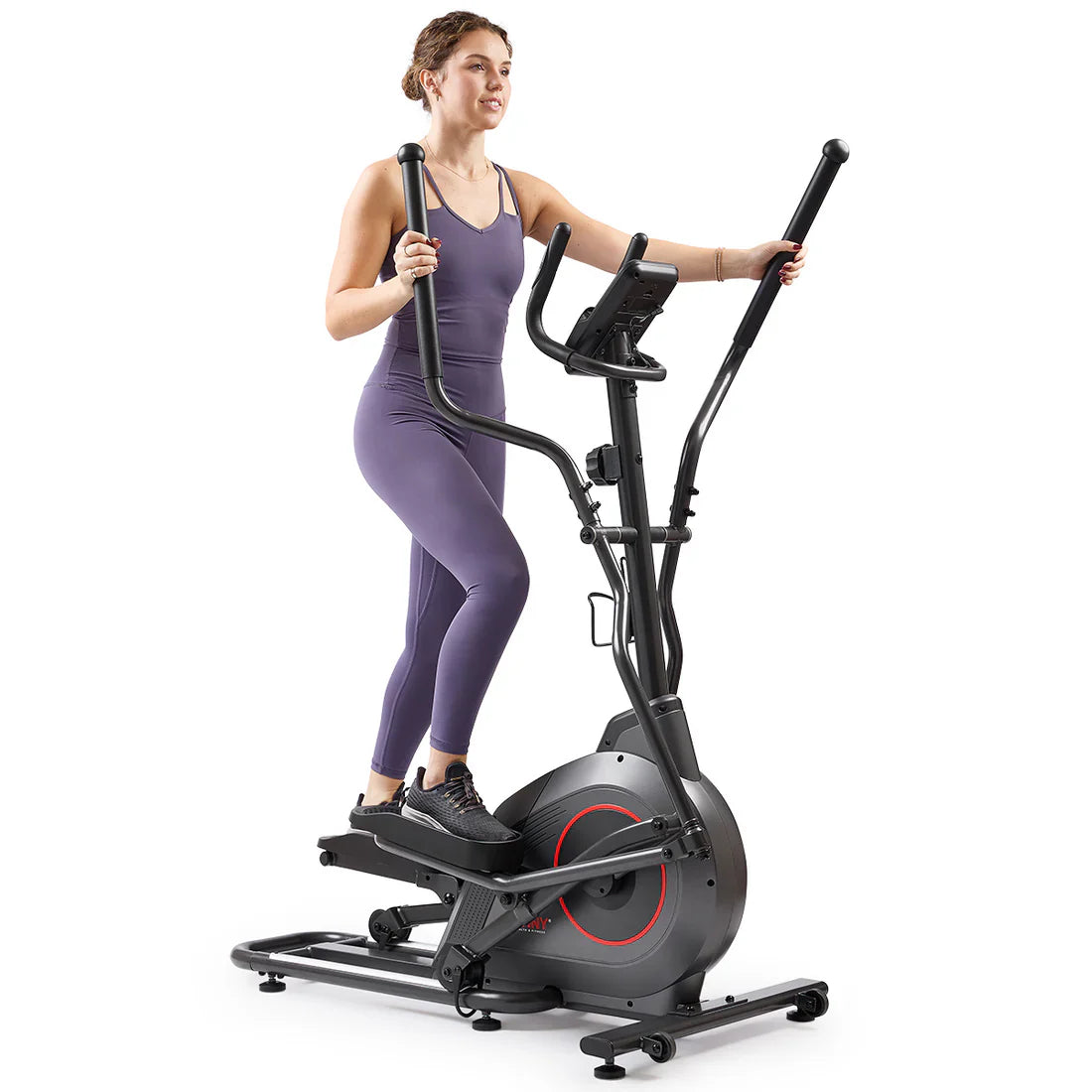 Ultra Silent Smart Elliptical Exerciser by Sunny Health & Fitness