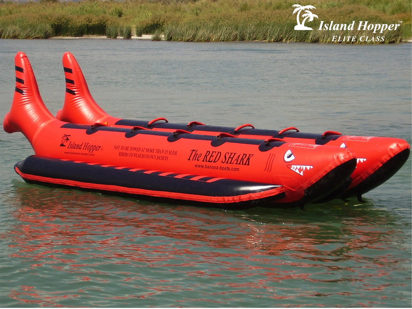 Island Hopper Red Shark 10 Passenger “Elite Class” Banana Boat Heavy Commercial