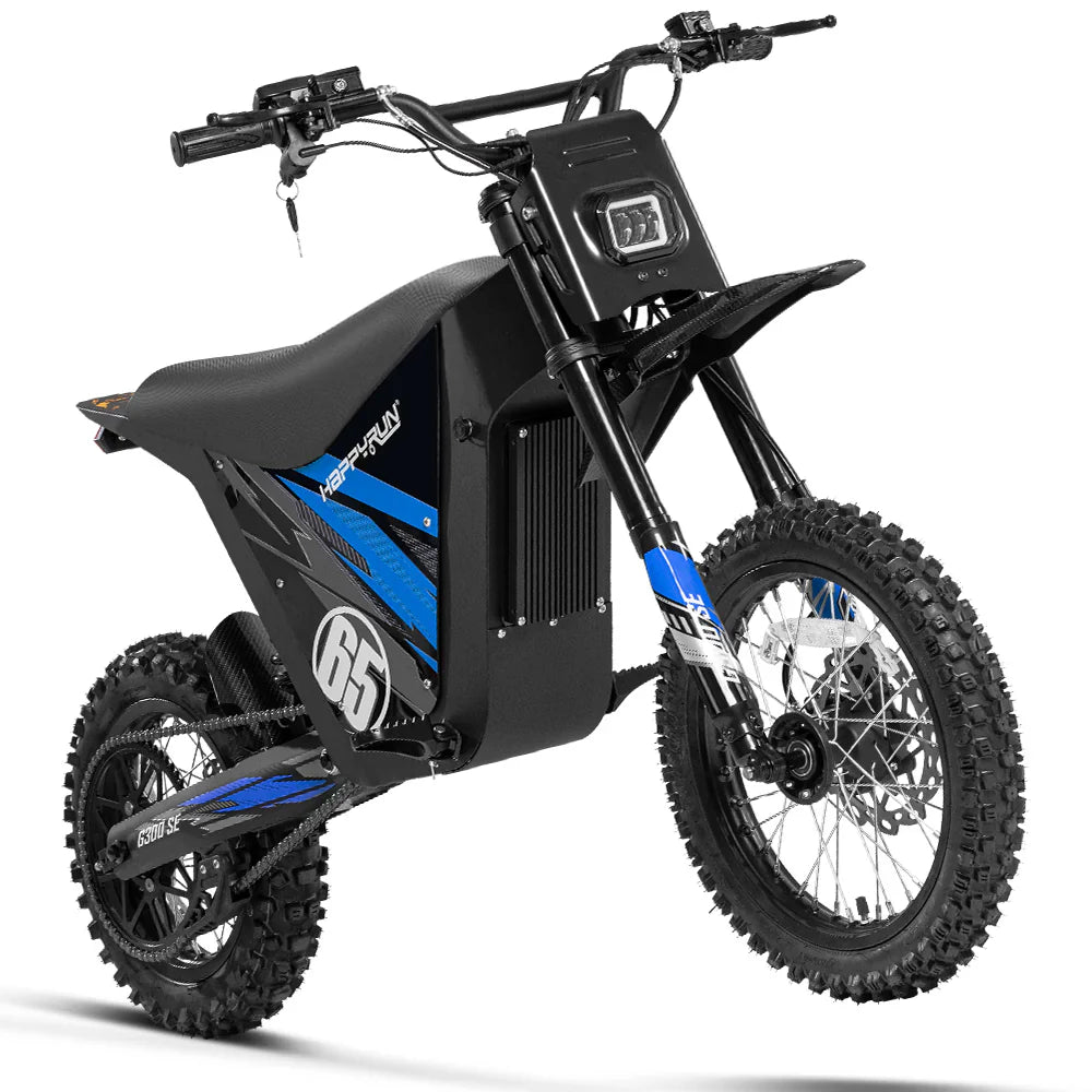 HappyRun G300 SE Electric Mini Dirt Bike with Mid-Drive for Teens & Adults