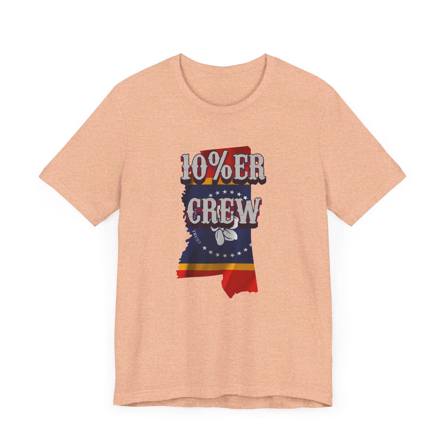 Walton & Johnson: 10%er Crew Mississippi Tee - 4LibertyShop.com