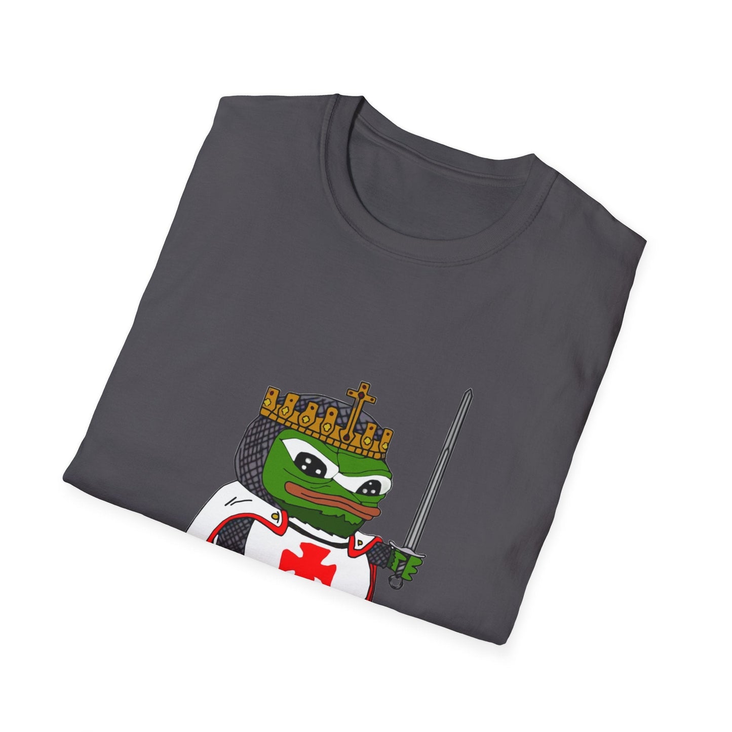 Crusader Pepe God Wills It Meme T-Shirt - Deus Vult Knight - 4LibertyShop.com
