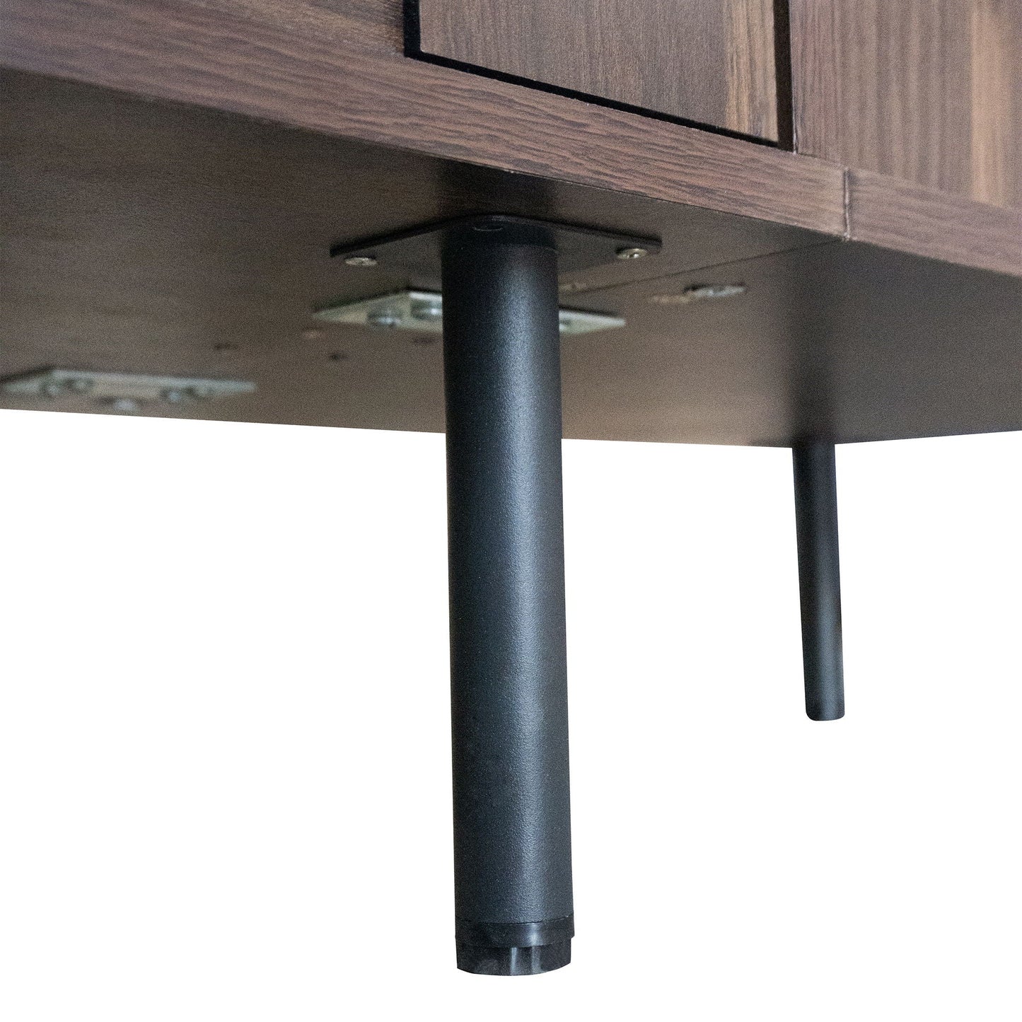 78" TV Stand With Storage Cabinets For Living Room - Walnut
