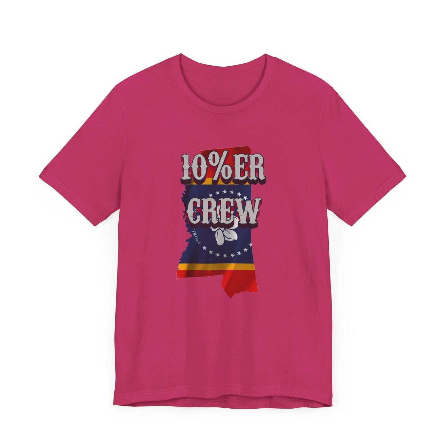 Walton & Johnson: 10%er Crew Mississippi Tee - 4LibertyShop.com