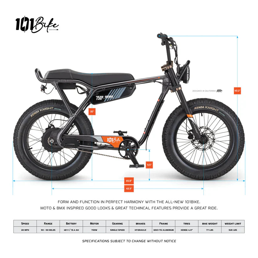 101 Bikes 2025 Seaside E-Bike