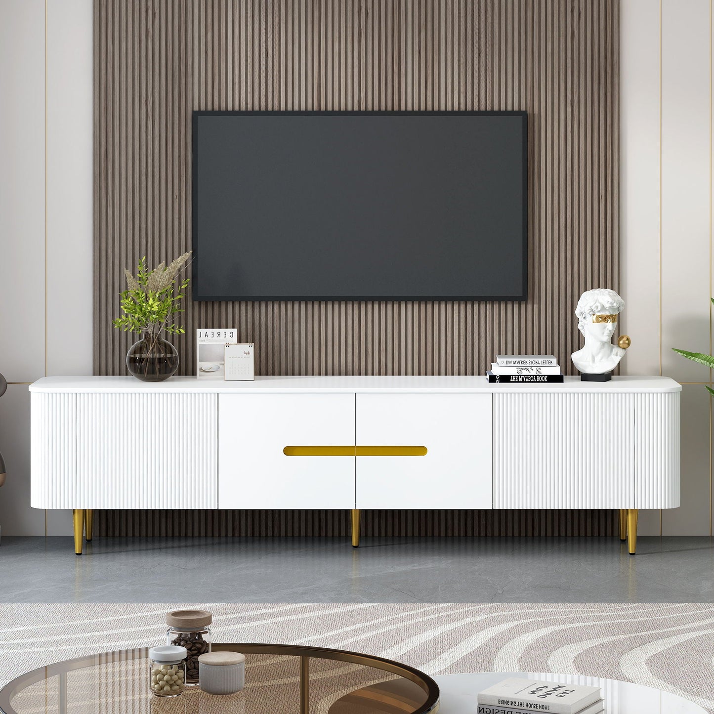 Minimalist TV Stand For TVs Up To 85"