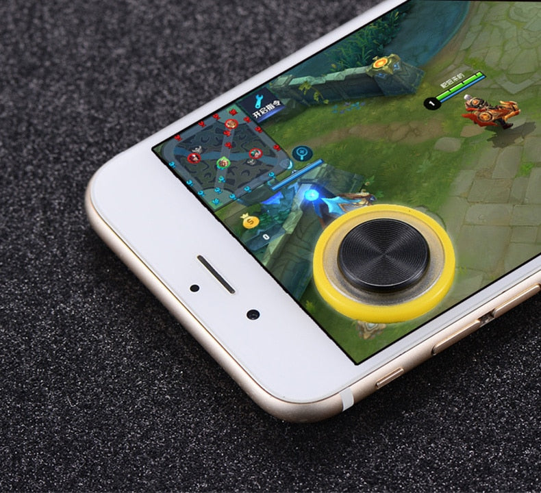 Mobile game joystick handle sucker