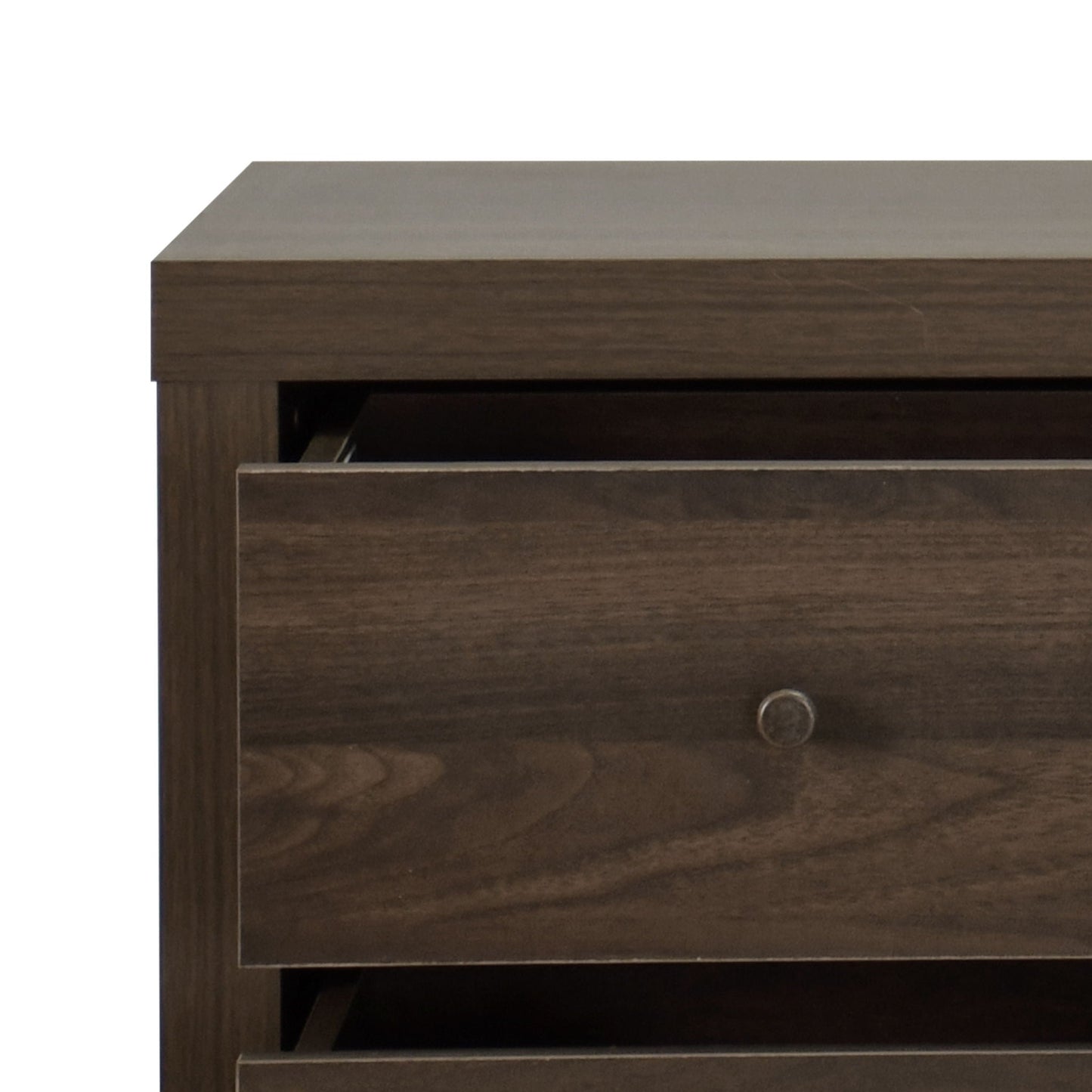 Farhart Mid Century Modern 4 Drawer Dresser - Walnut