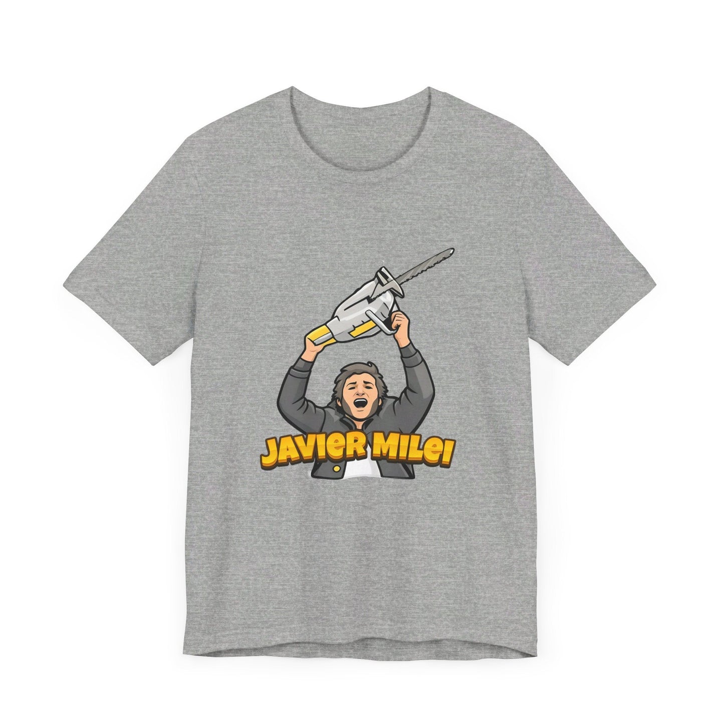 Javier Milei Chainsaw Tee - 4LibertyShop.com