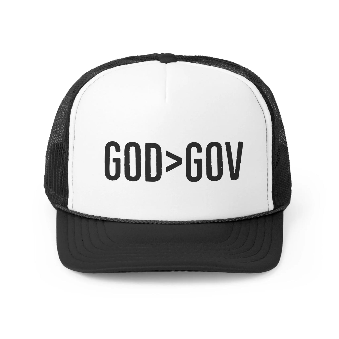 Heavenly Highway Trucker Cap: God Over Government - 4LibertyShop.com
