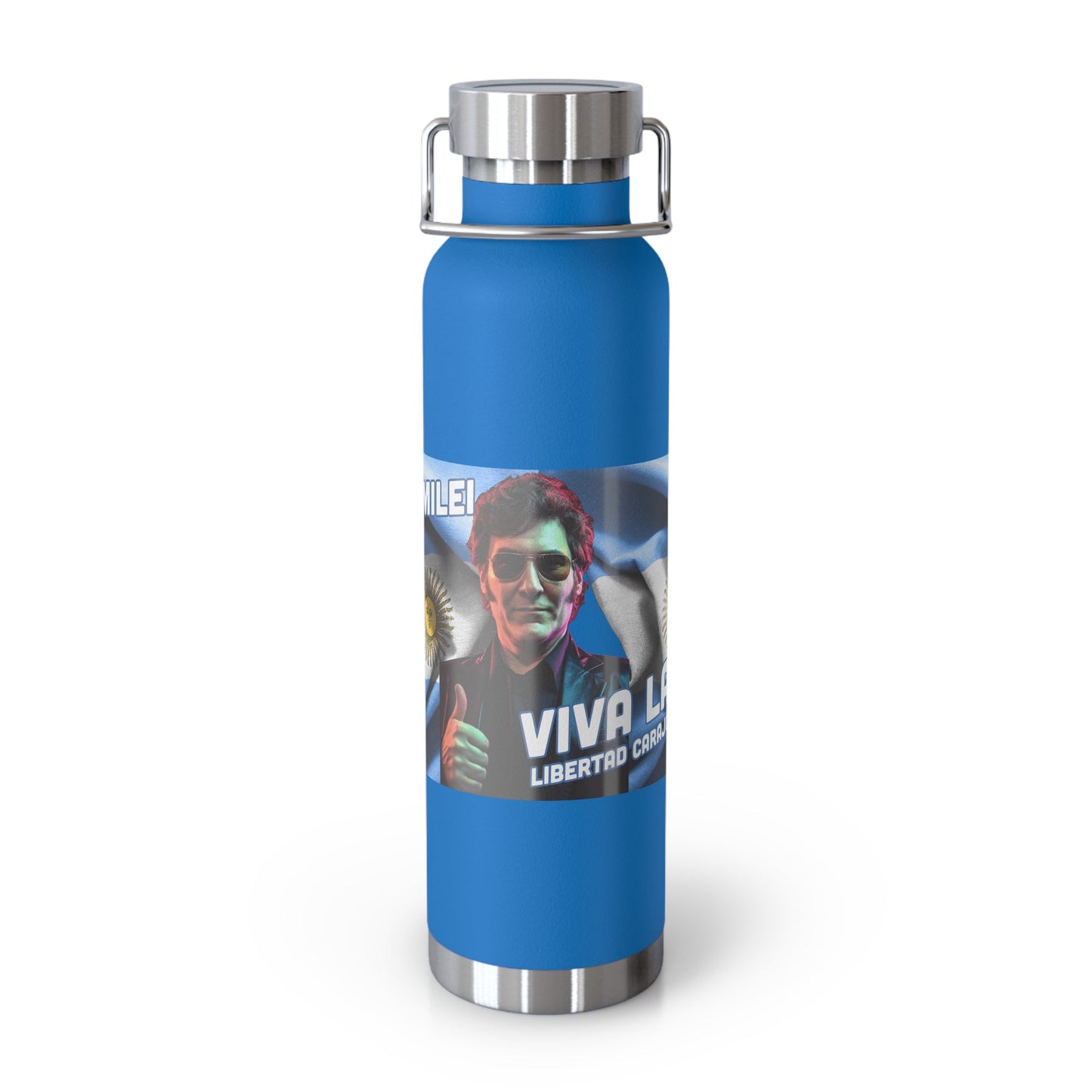 Javier Milei Copper Vacuum Insulated Bottle, 22oz