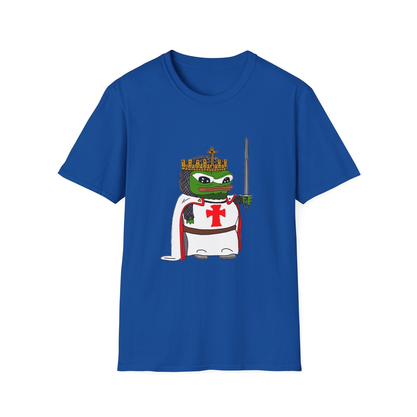Crusader Pepe God Wills It Meme T-Shirt - Deus Vult Knight - 4LibertyShop.com