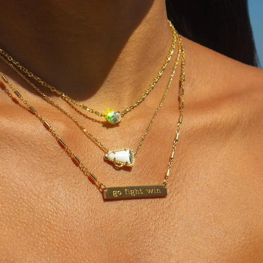 Sporty Element Resin Necklace