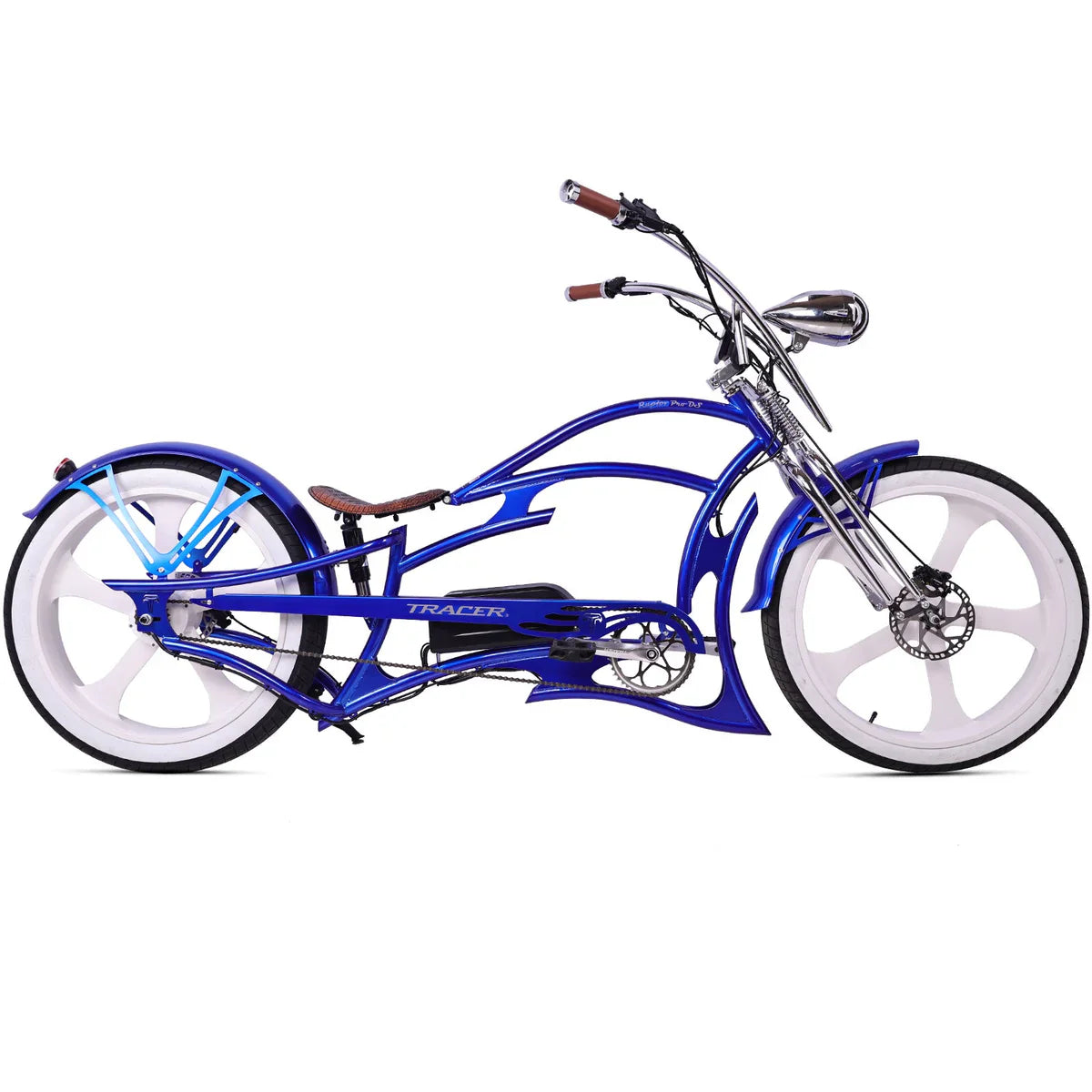 Tracer Raptor Pro DS 800W Stretch Cruiser Ebike