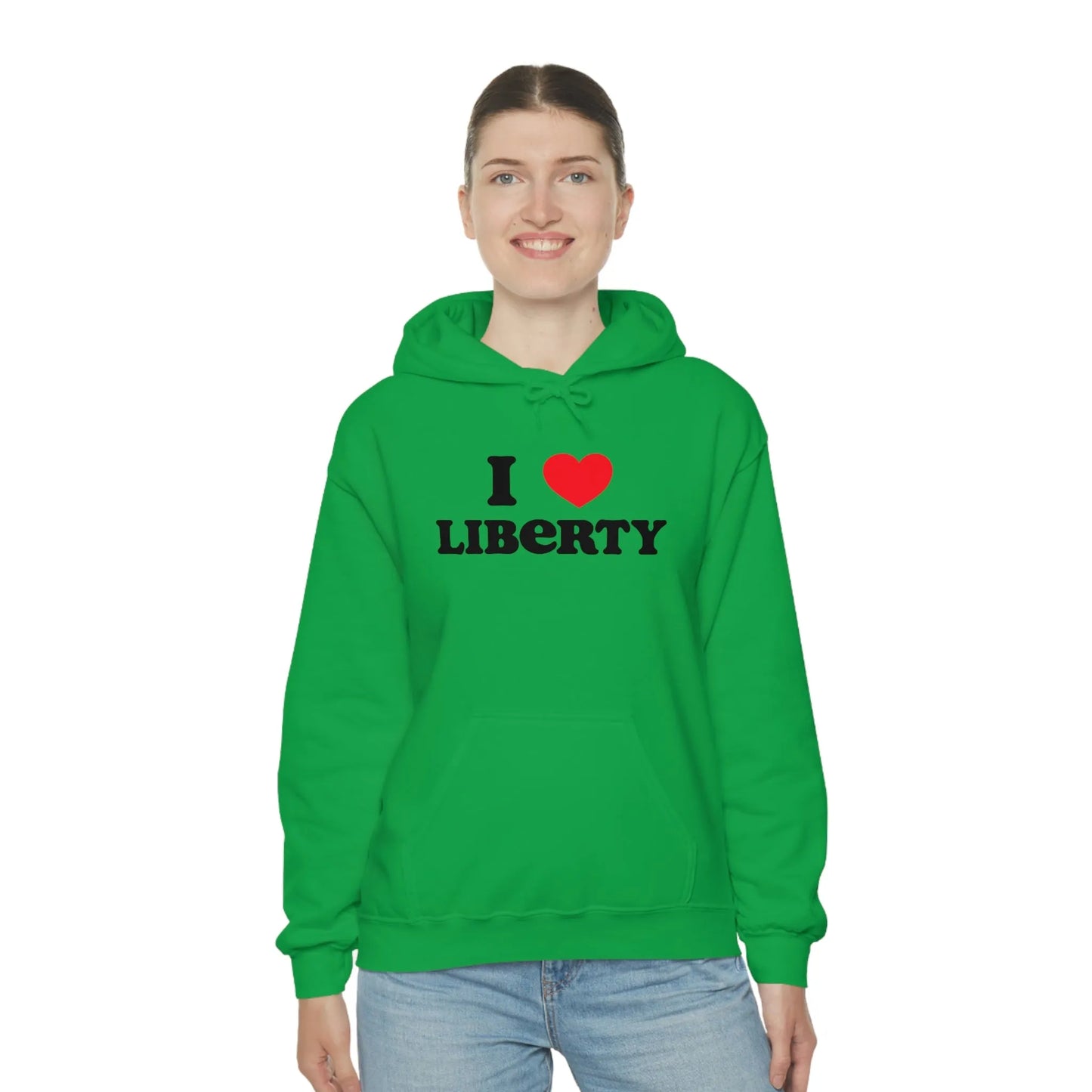 I Heart Liberty Unisex Heavy Blend™ Hooded Sweatshirt